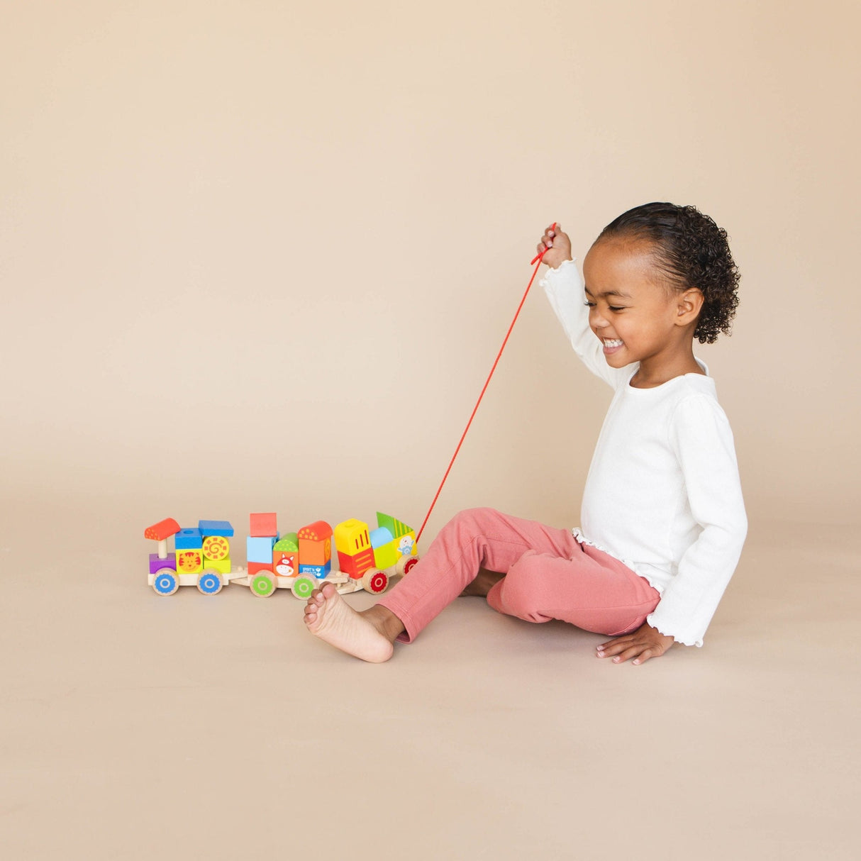 Farm Wooden Stacking Train