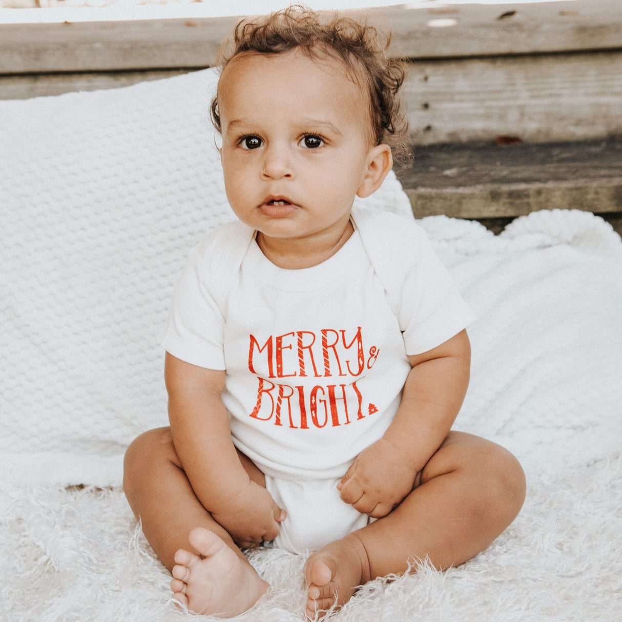 graphic bodysuit | merry & bright - HoneyBug