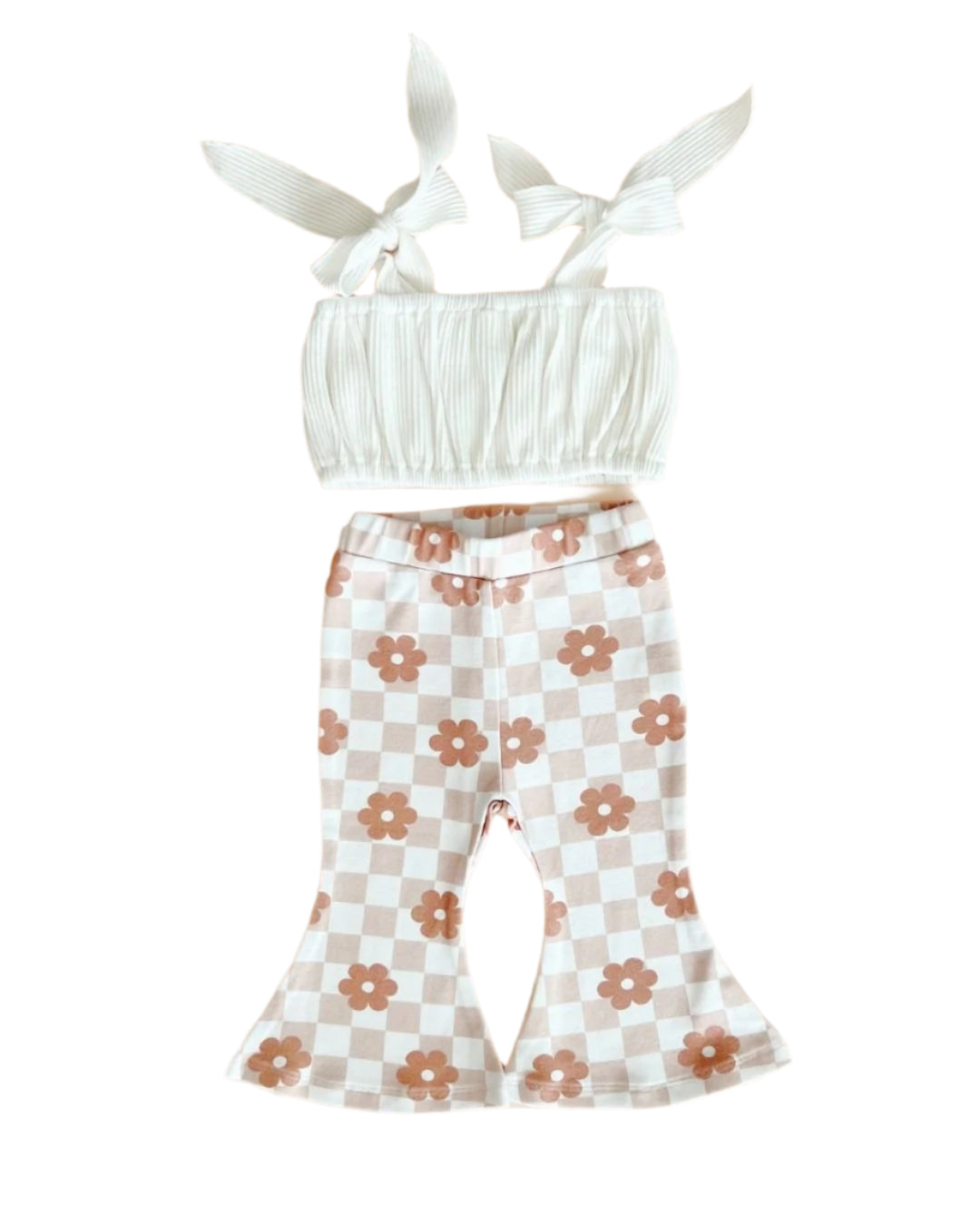 Flare Set | Latte Daisy - HoneyBug