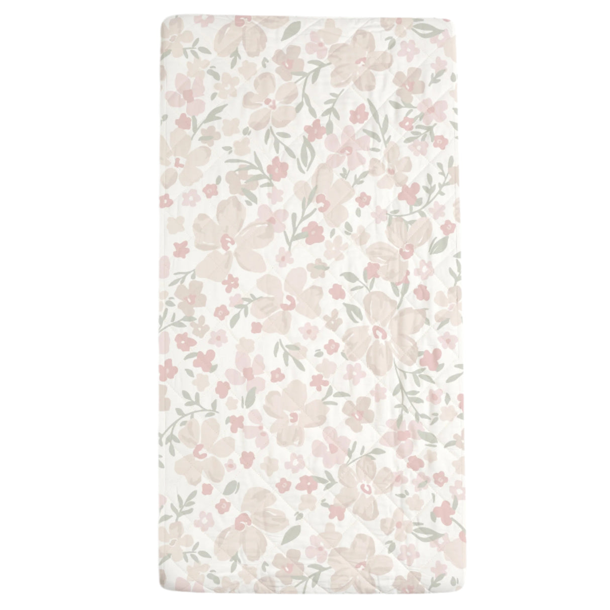 Organic Changing Pad Cover - Blossom - HoneyBug