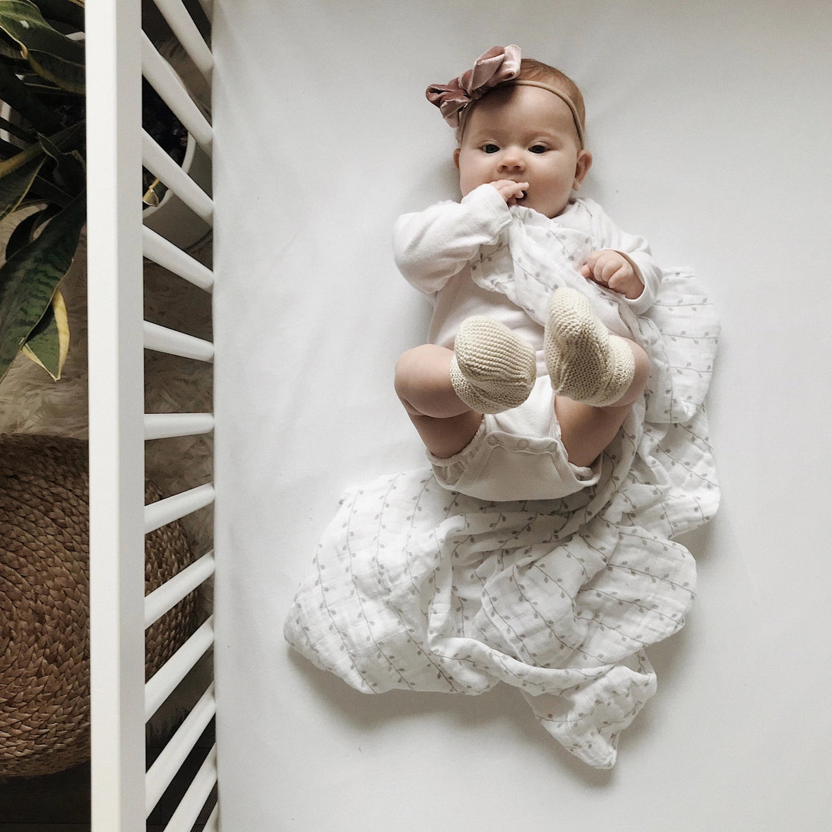 3 Pack Cotton Muslin Swaddle Blanket - Classic Grey - HoneyBug