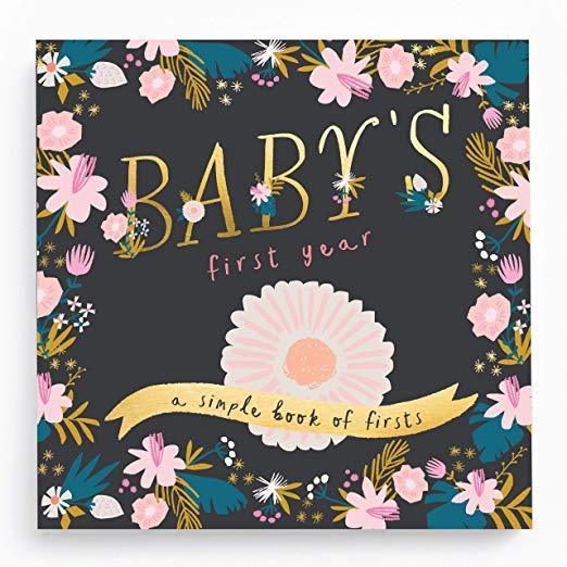 Flower Child Memory Baby Book - HoneyBug