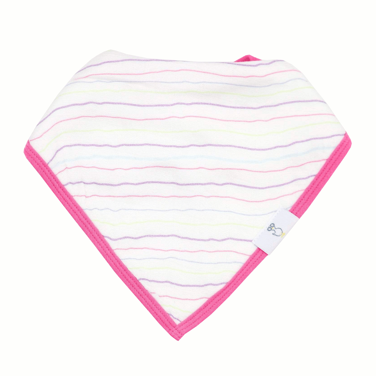 Stripes and Stars 2 Pack Muslin & Terry Cloth Bib Set - HoneyBug