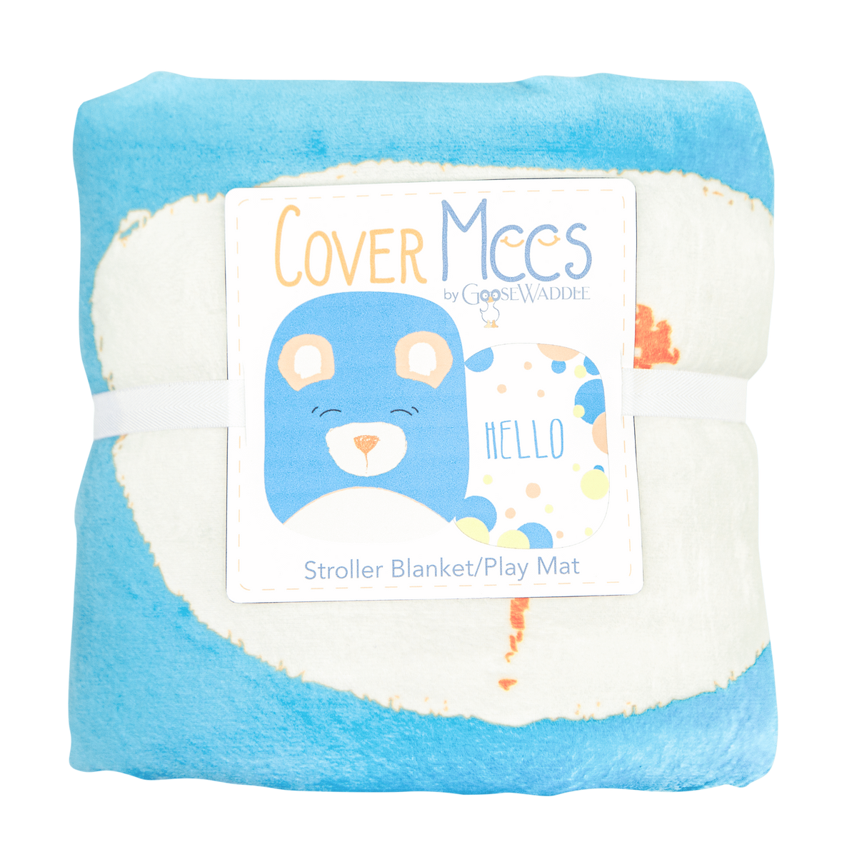 Bear Stroller Blanket - HoneyBug