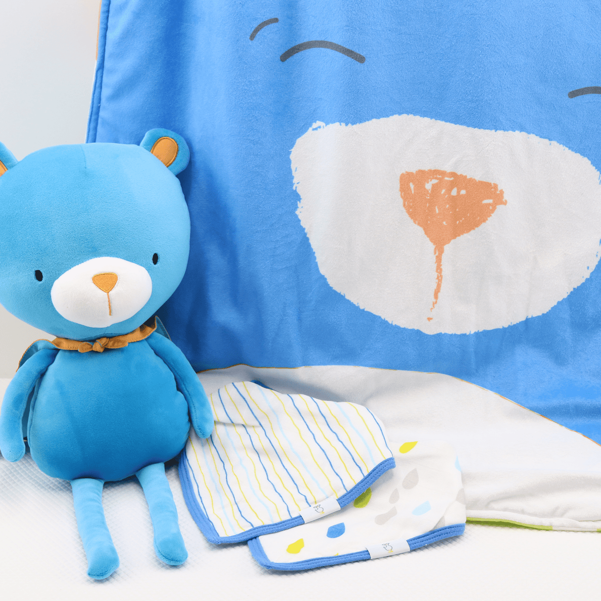 Bear Stroller Blanket - HoneyBug