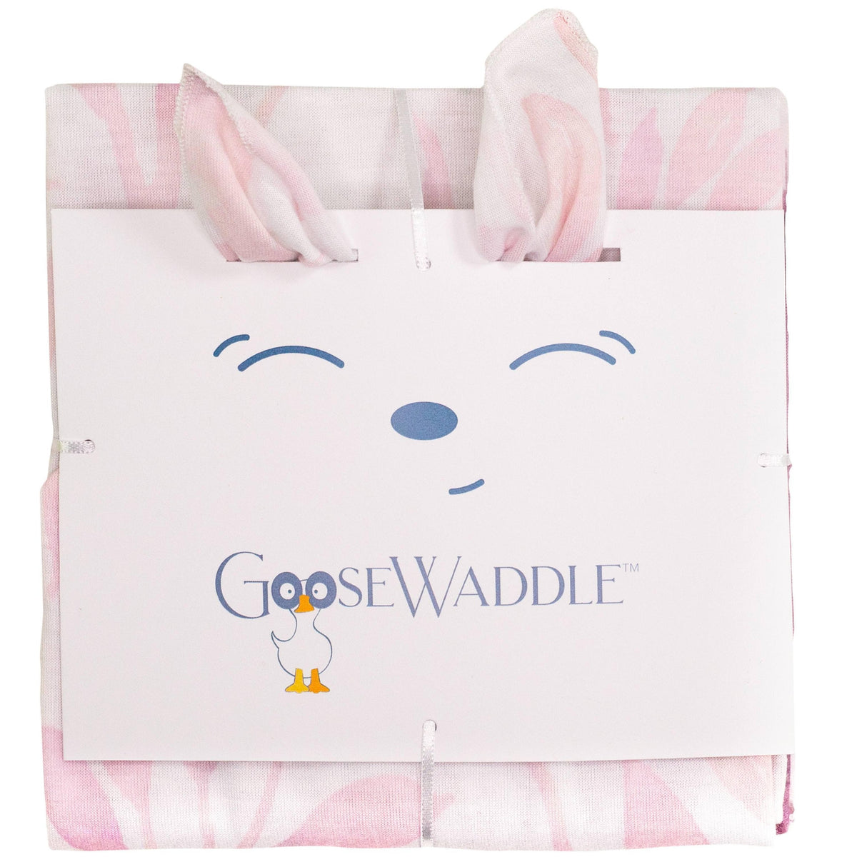 Poppy Elephant/ Leaves Pink 2 Pack Newborn Receiving Blanket - HoneyBug