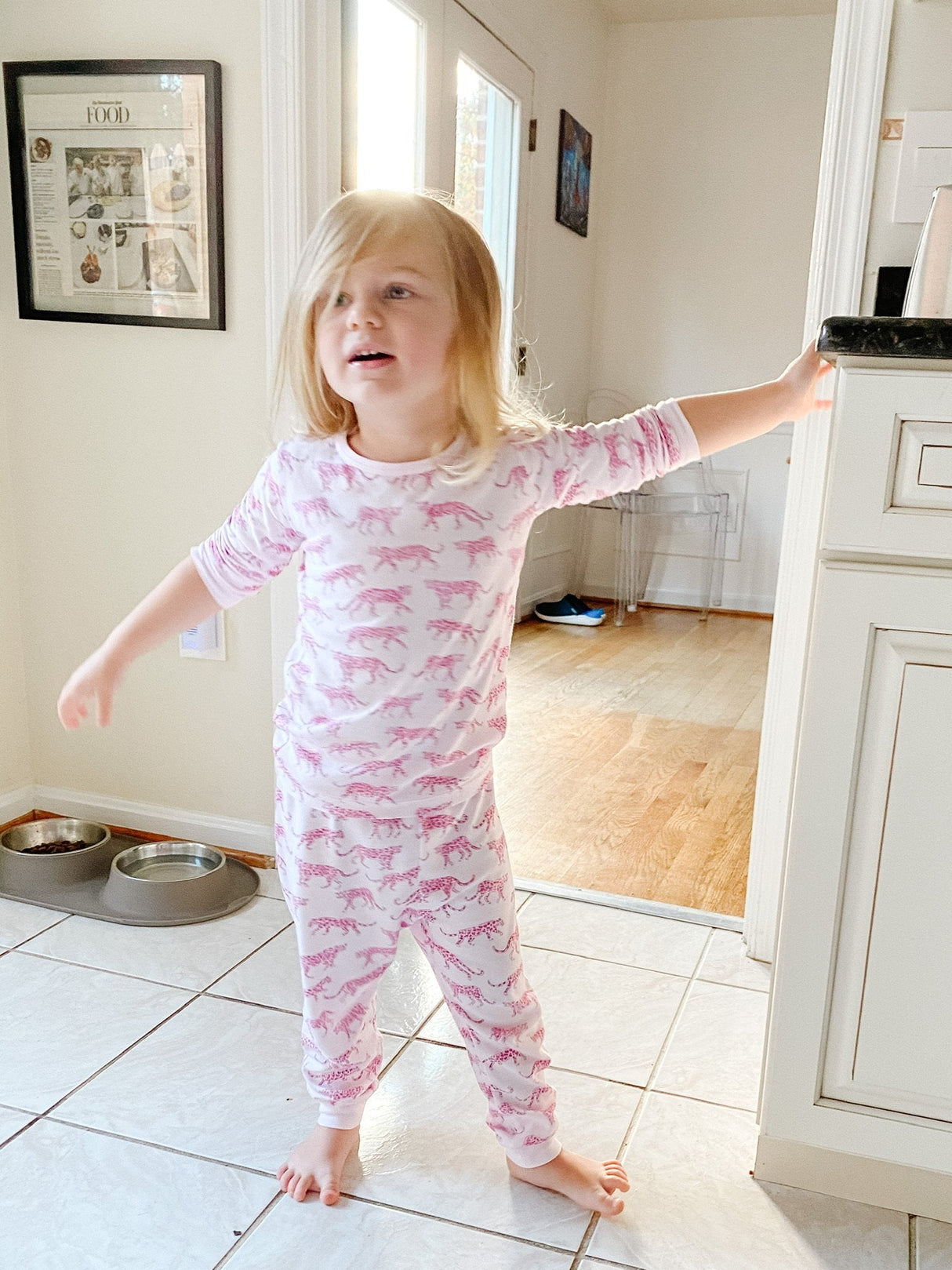 Pink Cheetah Pajama Set - HoneyBug