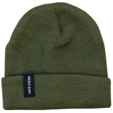 Green Mebie Baby Beanie - HoneyBug