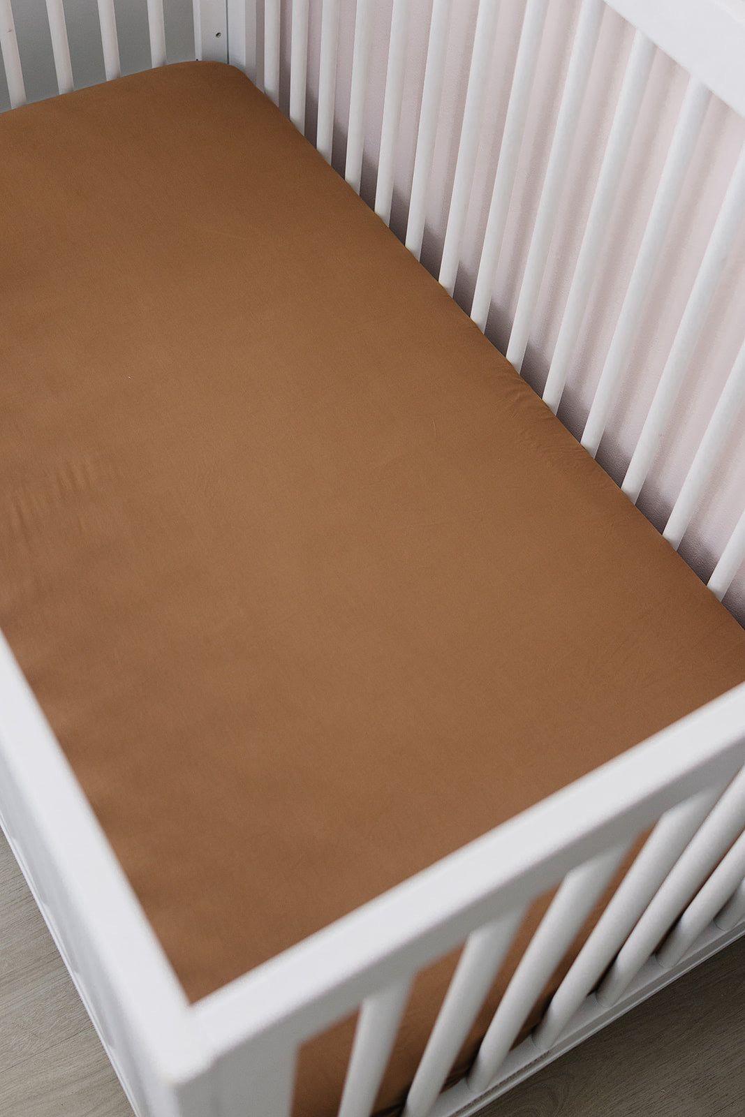 Mustard Bamboo Stretch Crib Sheet - HoneyBug