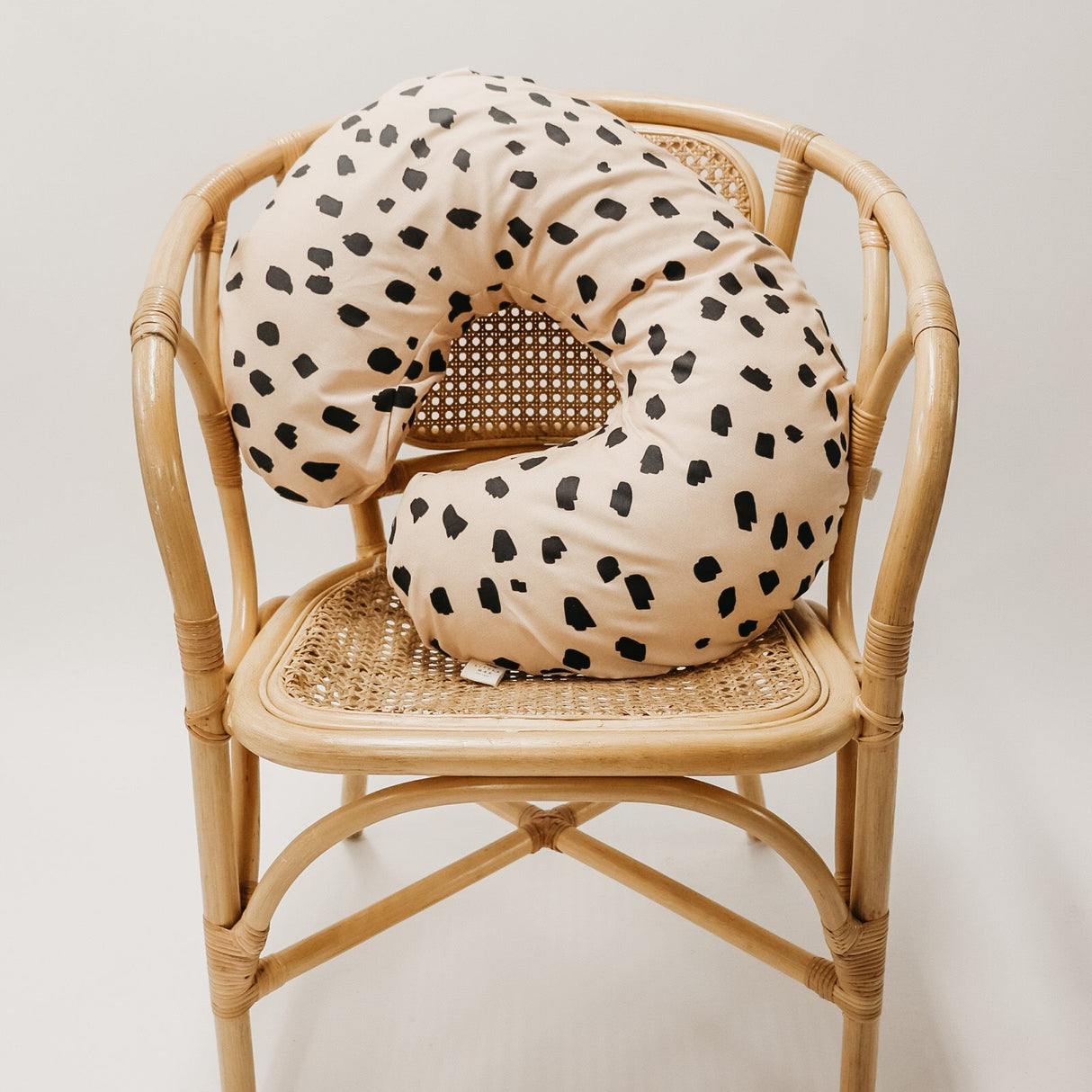 Beige Black Marks Sahara Nursing Pillow Cover