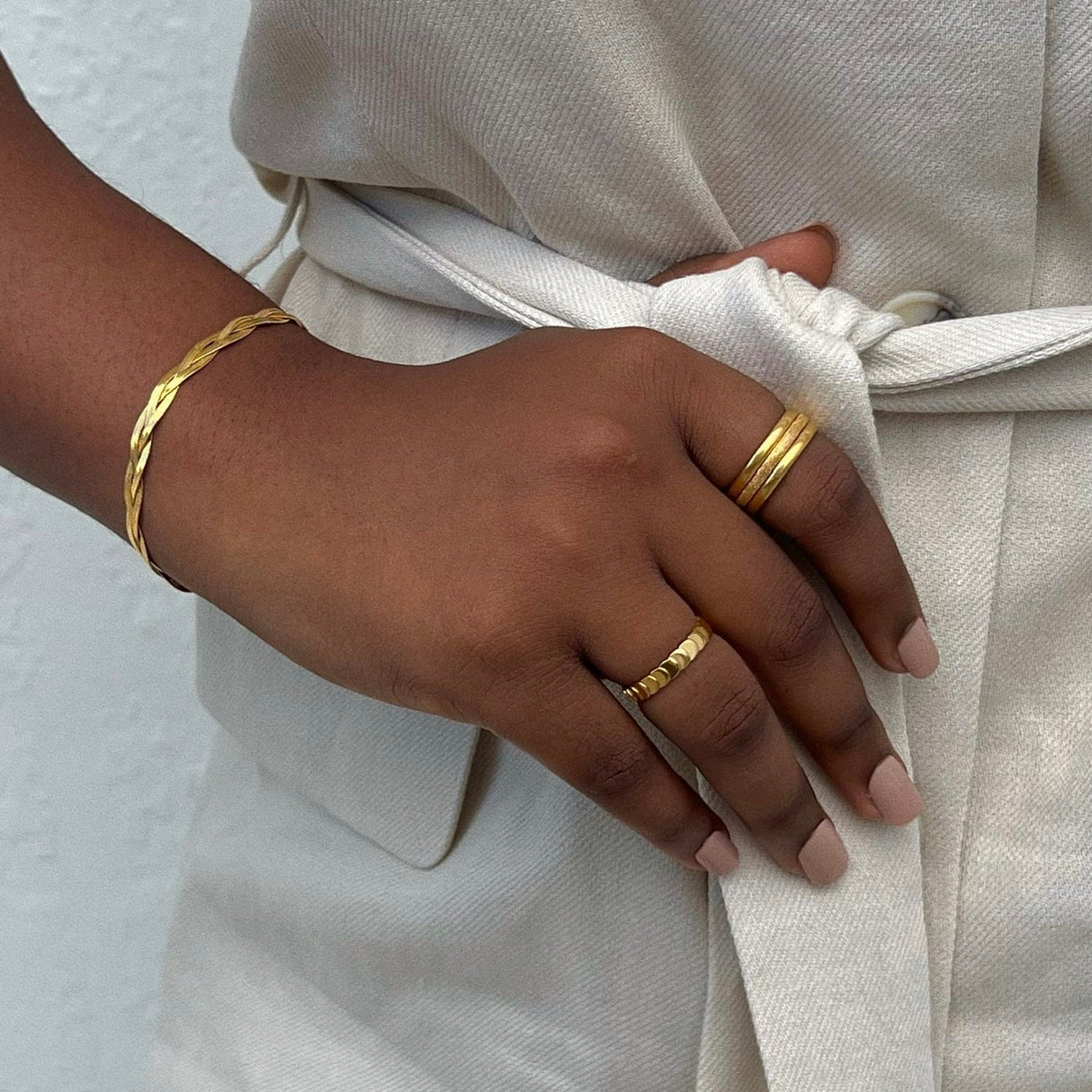 Micah Triple Ring Set - HoneyBug