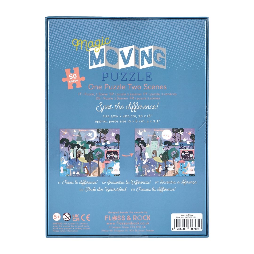 Floss and Rock 50 Pieces Magic Moving Puzzle (Enchanted)