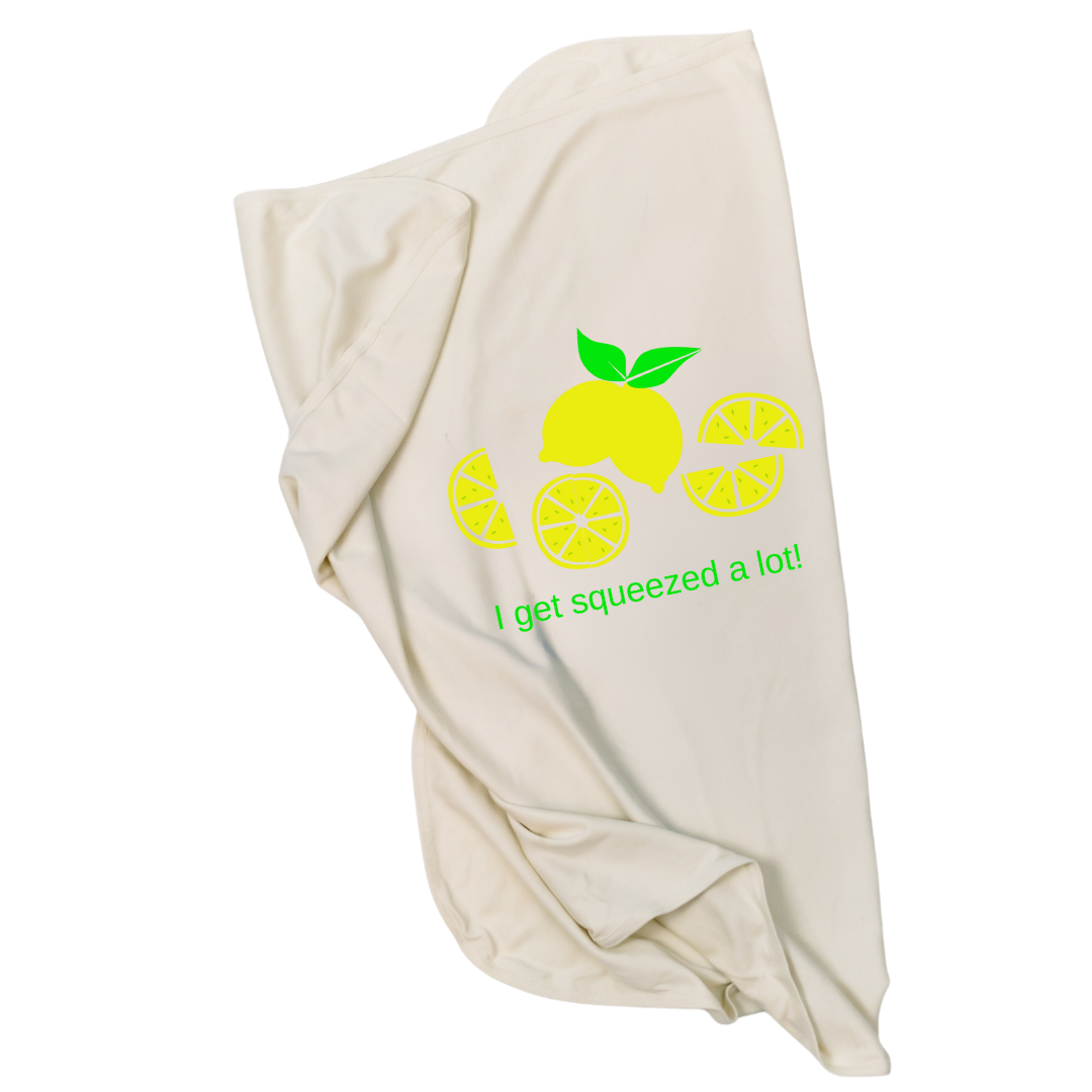 I Get Squeezed A Lot Baby Blanket - HoneyBug