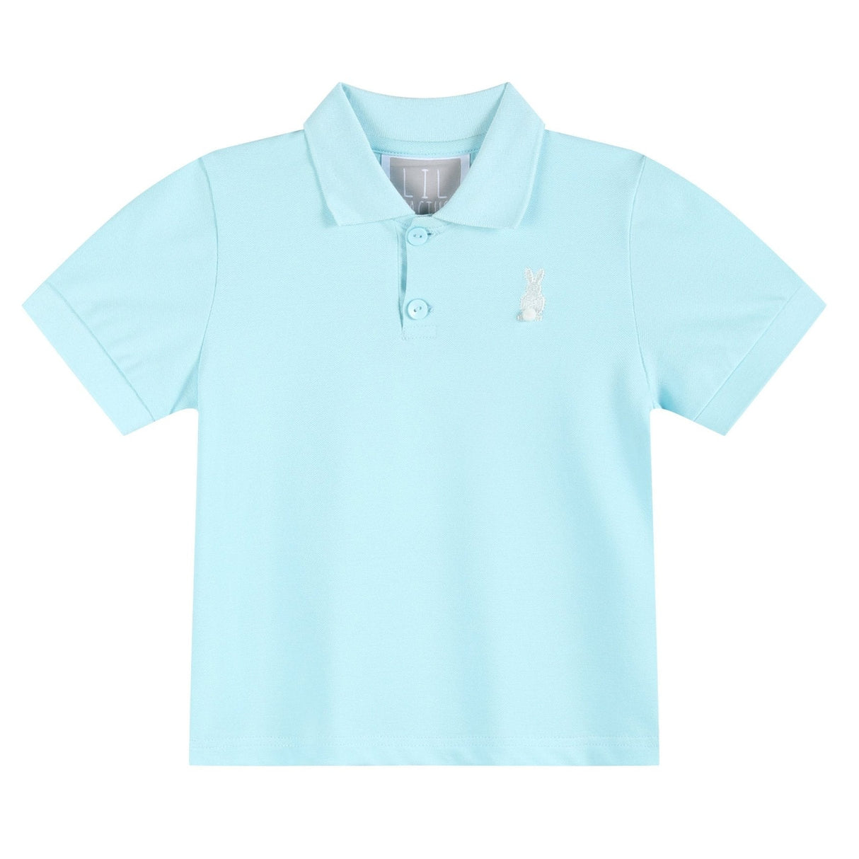 Light Blue Easter Bunny Polo Shirt