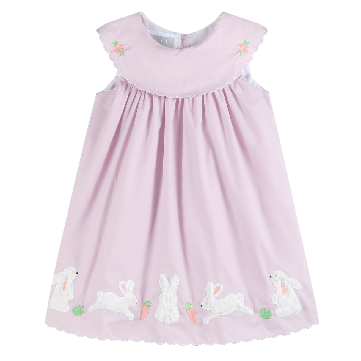 Light Purple Bunny and Flowers Dress