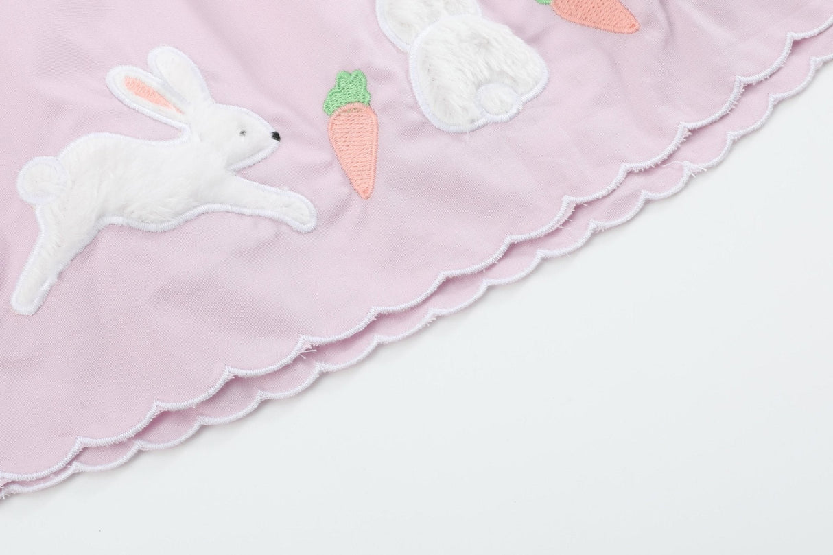 Light Purple Bunny and Flowers Dress