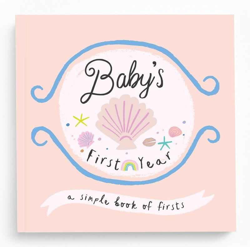 Flower Child Memory Baby Book - HoneyBug