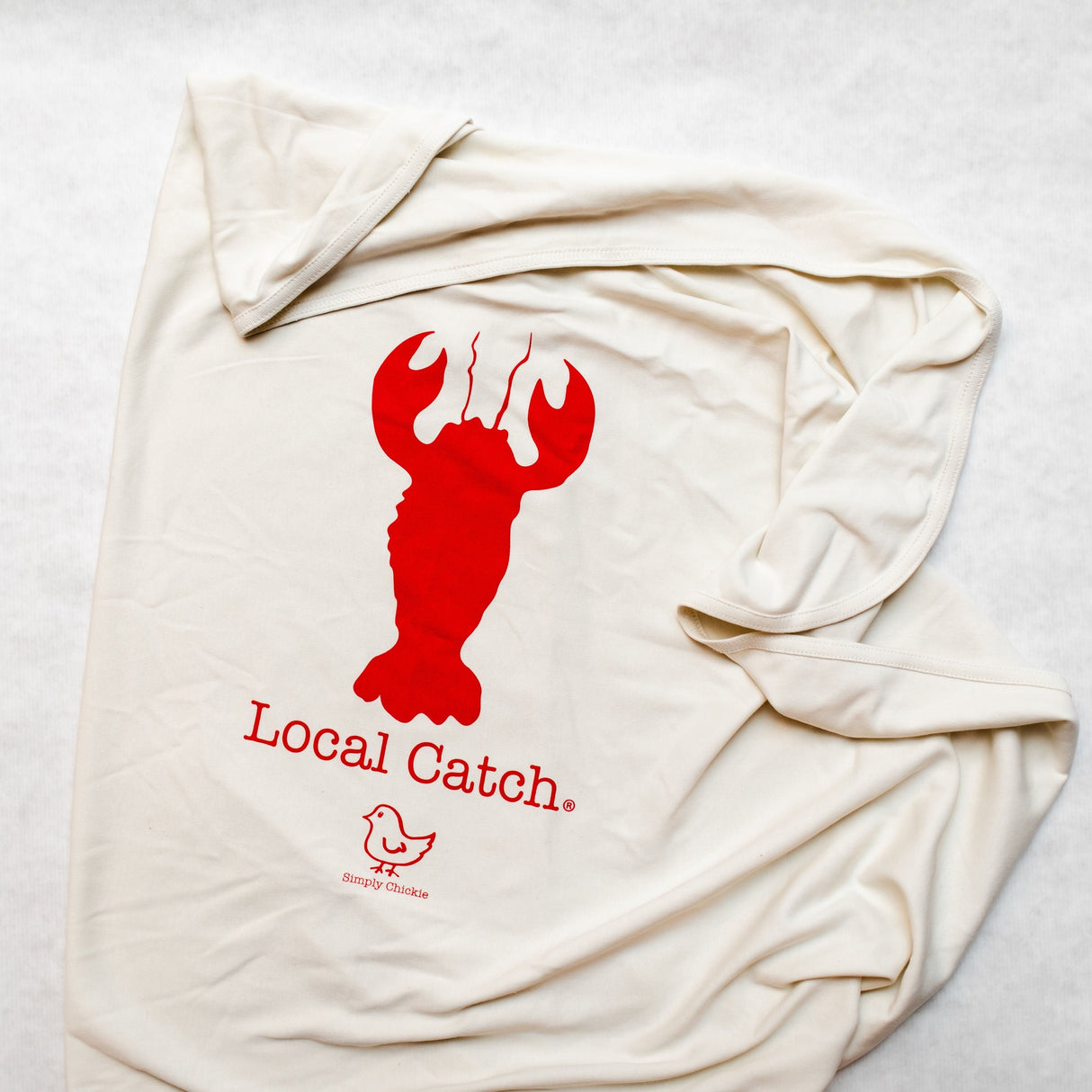 Lobster Local Catch Lobster Baby Blanket - HoneyBug