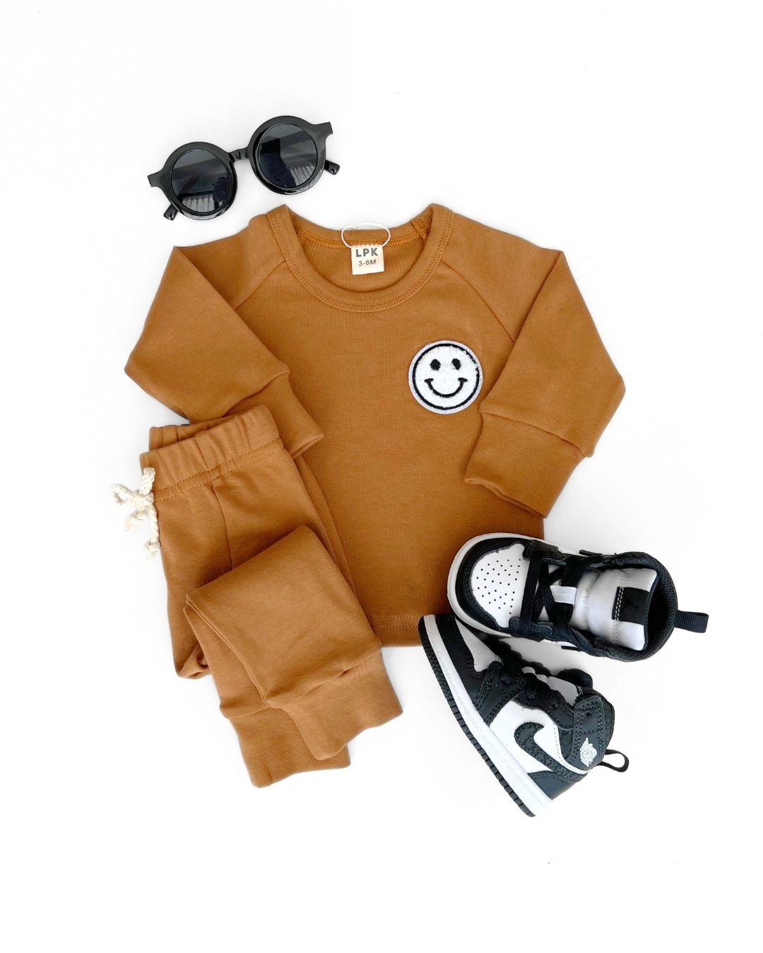 Lounge Set | Smiley Brown - HoneyBug