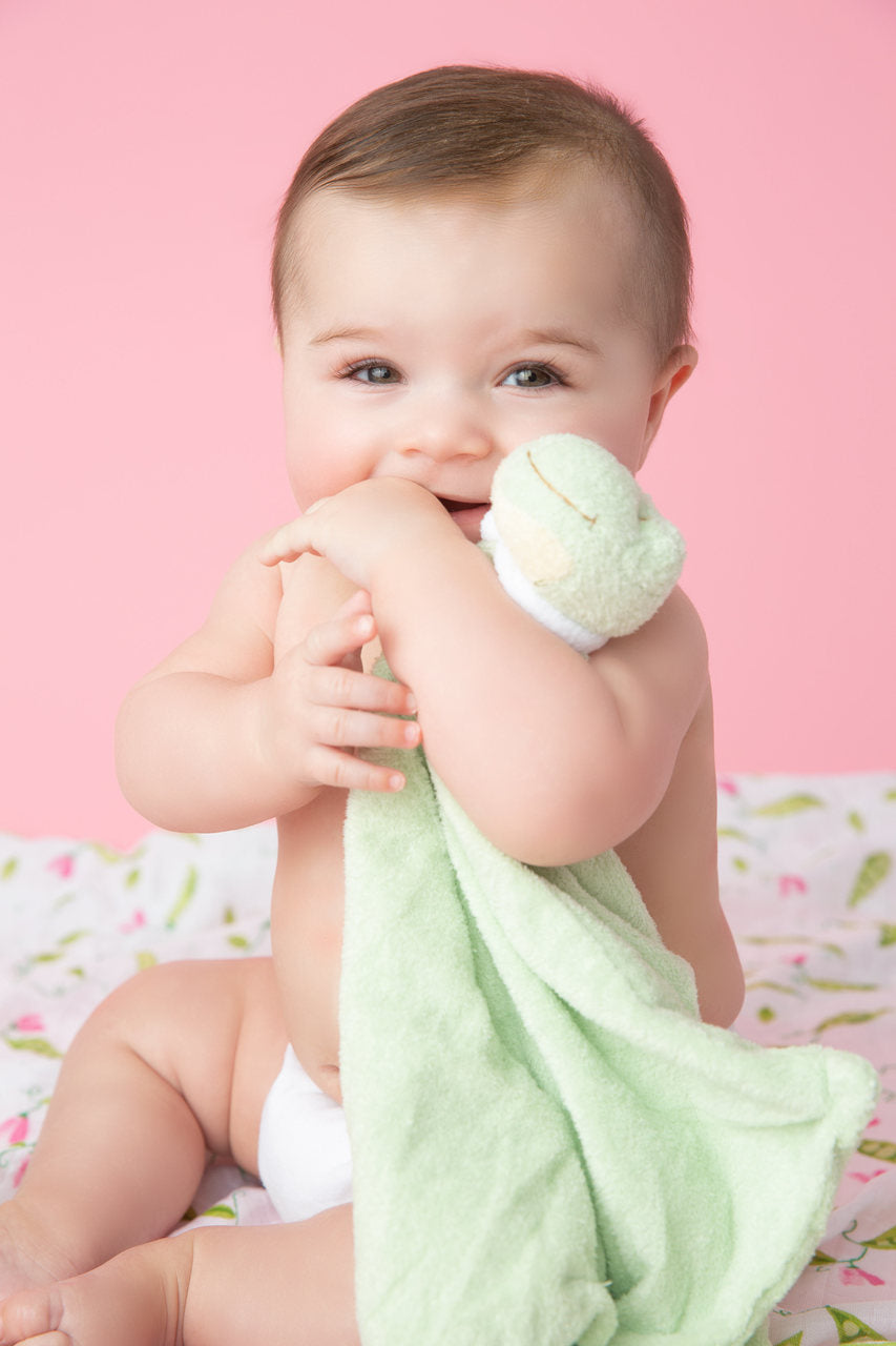 Lovie Blankie - Frog - HoneyBug