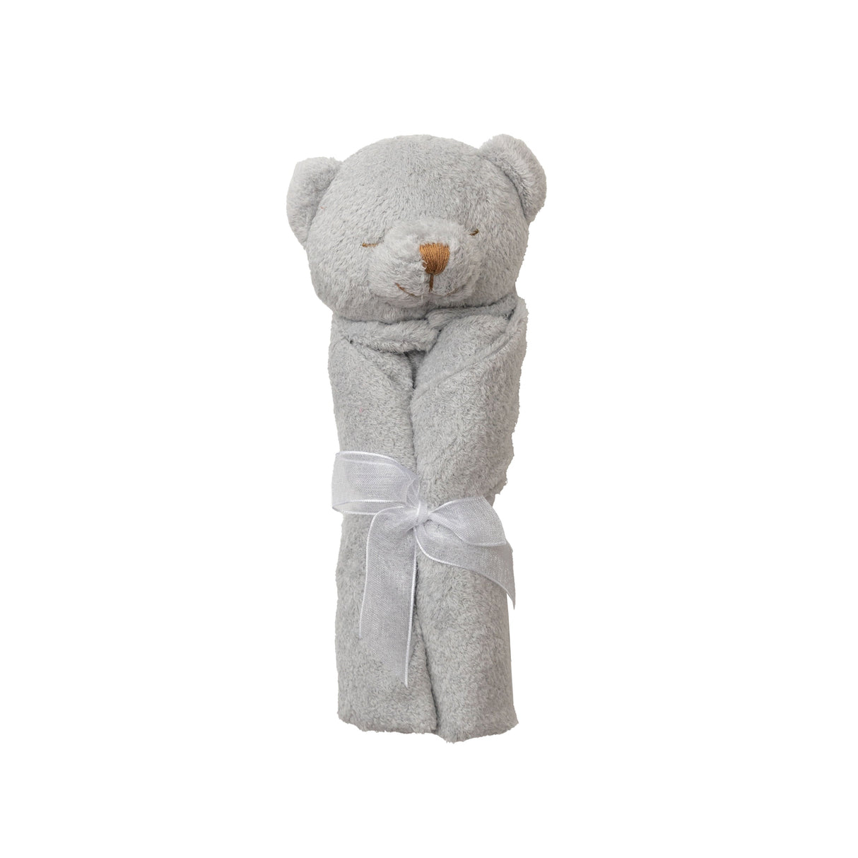 Lovie Blankie - Grey Bear - HoneyBug