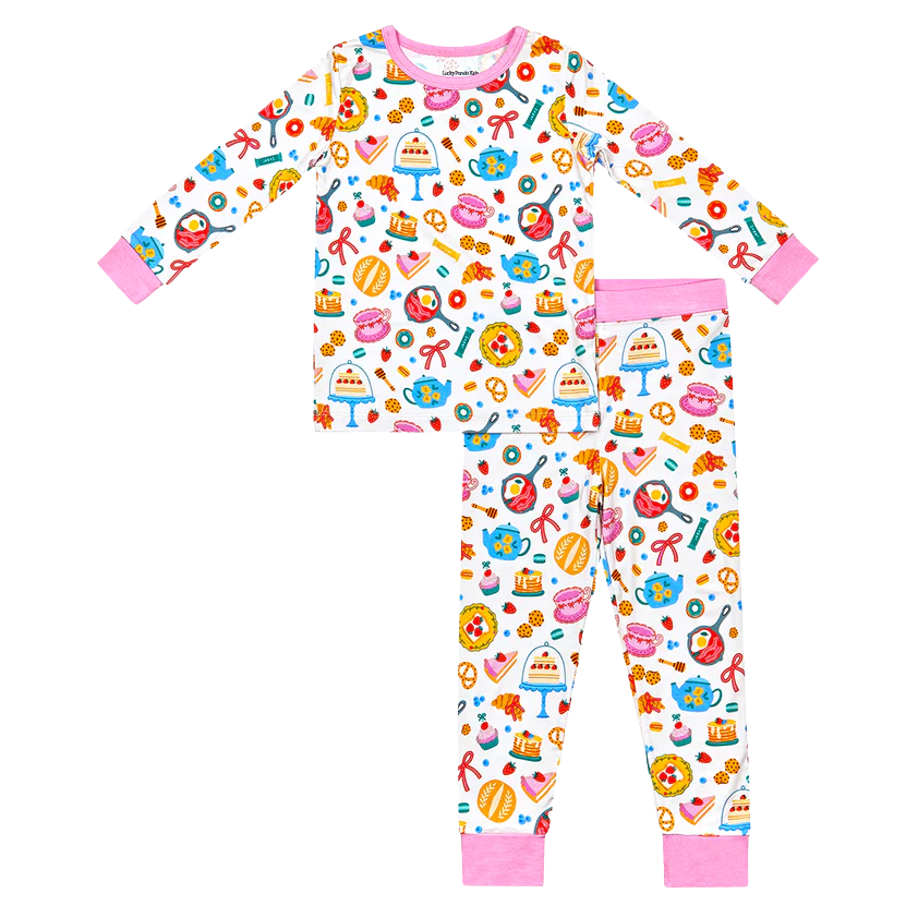 Bamboo Two Piece Set | Breakfast Whimsy