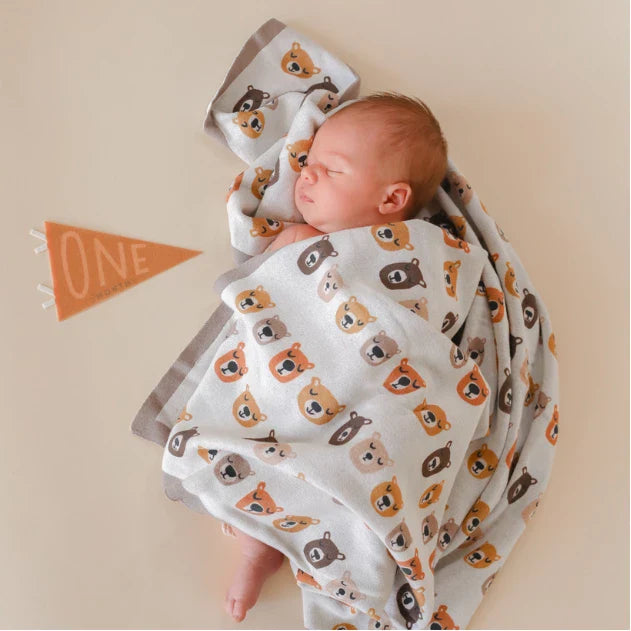 Mountain Fields Petit Milestone Pennant - HoneyBug