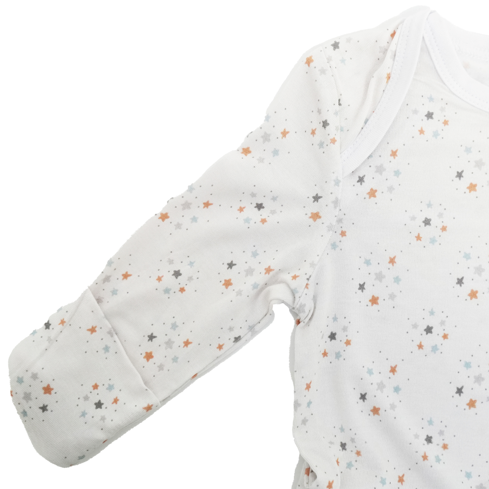 Stars (Lunar) Knotted Gown 0-3 months - HoneyBug