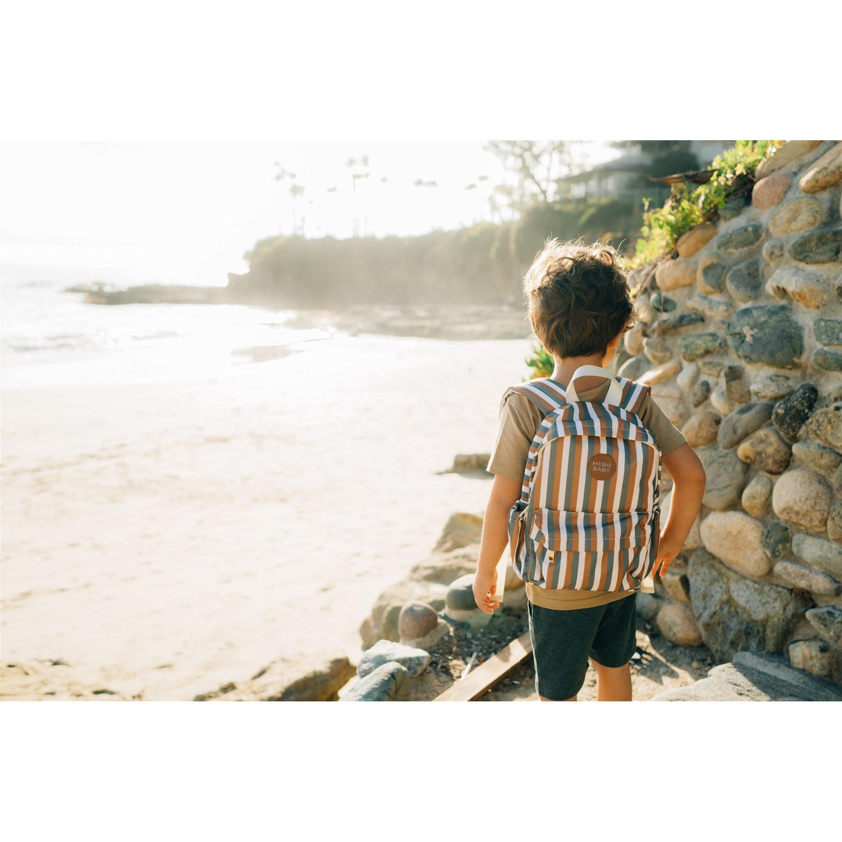 Sunset Stripes Mini Backpack - HoneyBug
