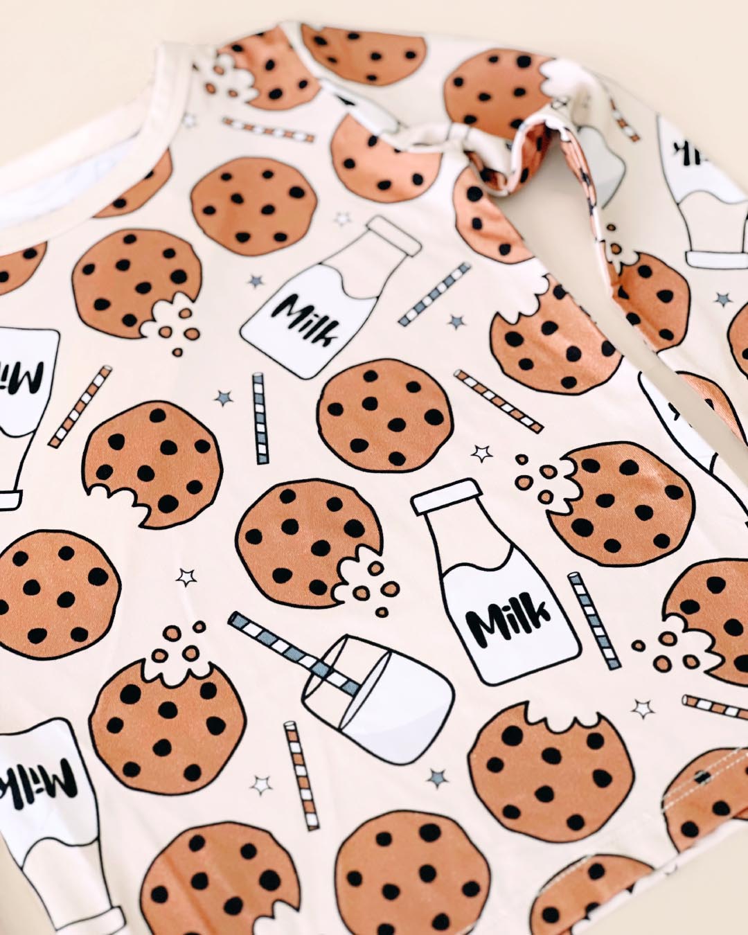 Bamboo Two Piece Set | Milk & Cookies - HoneyBug