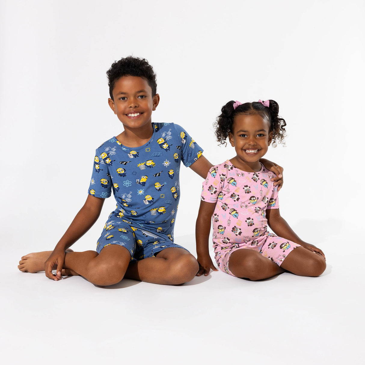 Despicable Me 4: Minions Anti-Villain League Bamboo Kids Pajama Short Set - HoneyBug