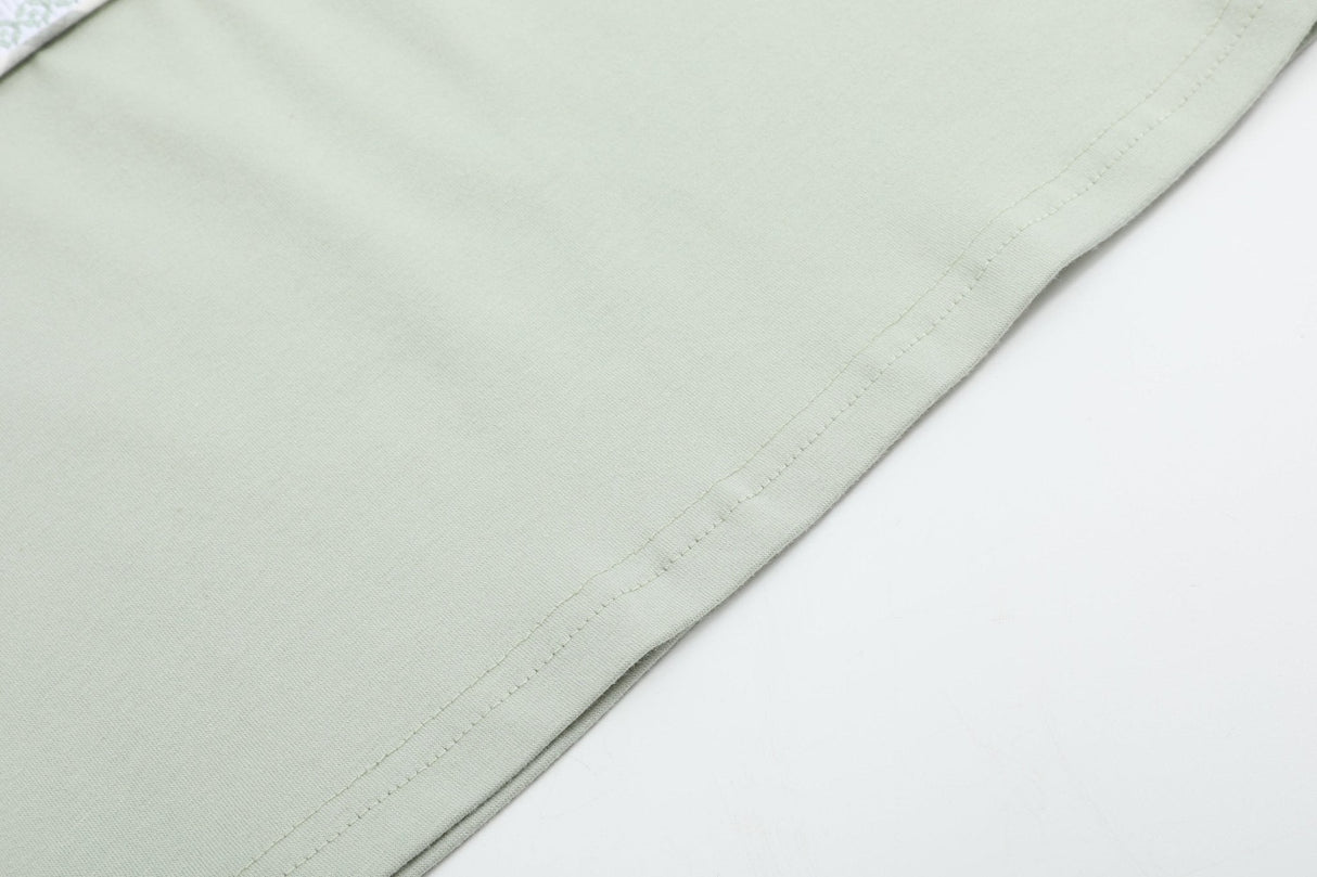 Misty Blue Big Brother Smocked Shirt and Shorts Set