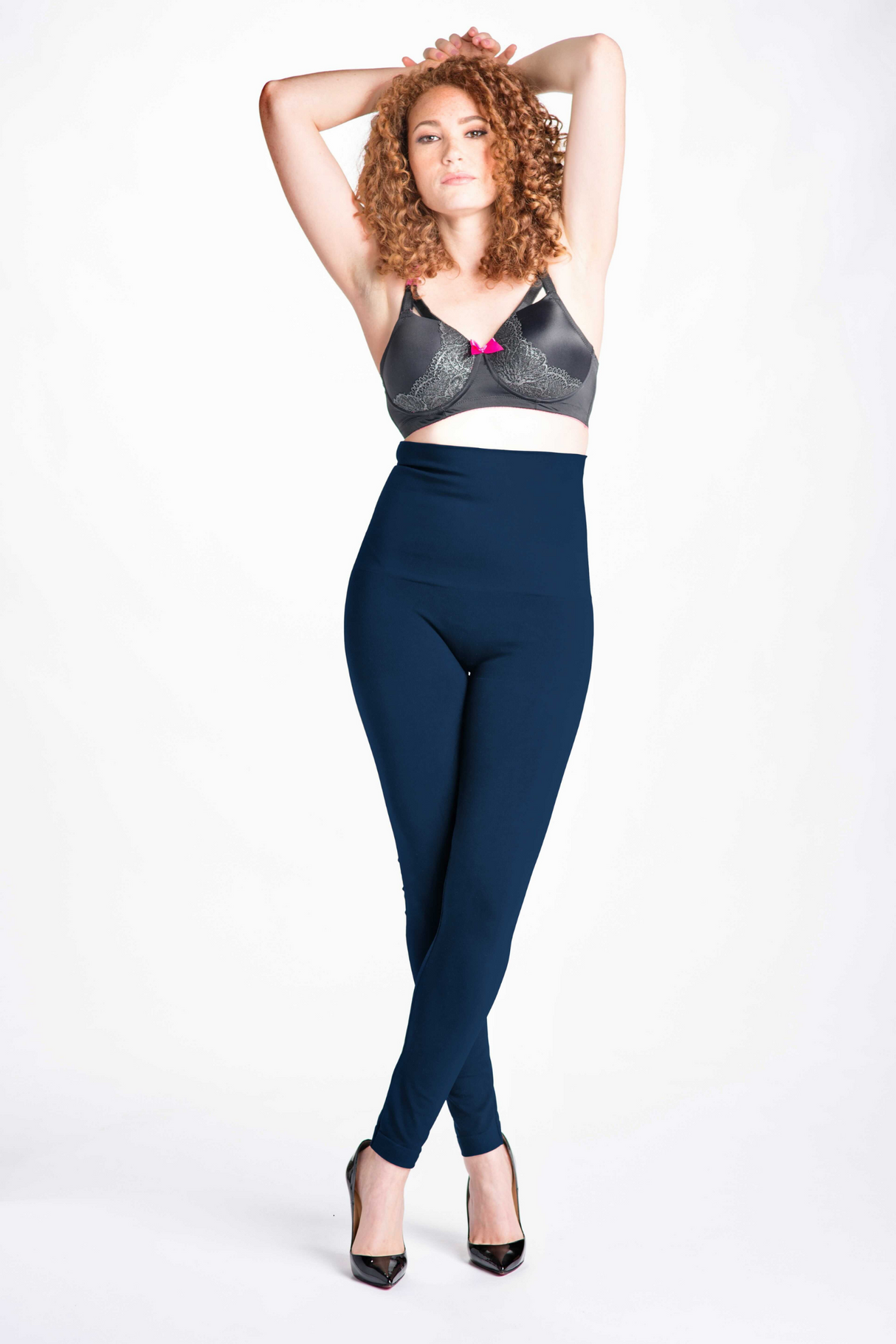 Snapback™ Postpartum Leggings - Navy - HoneyBug