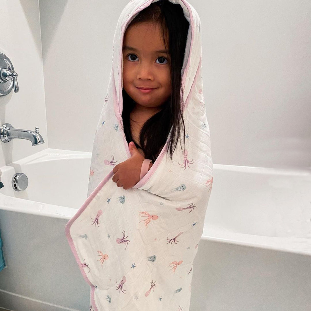 Octopus Hooded Towel Set - HoneyBug