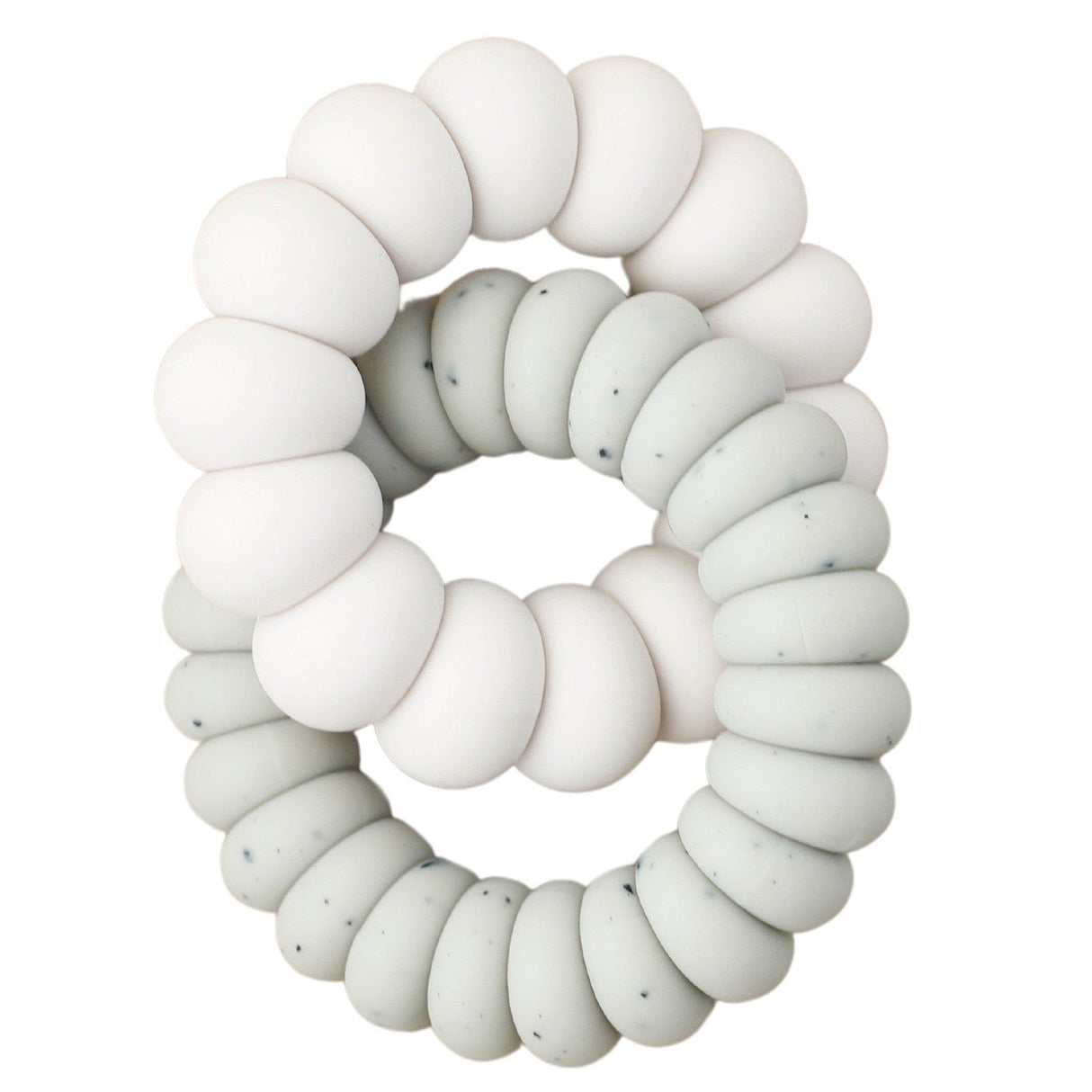 Double Freezer Teether - Luna | Silver Ivory - HoneyBug