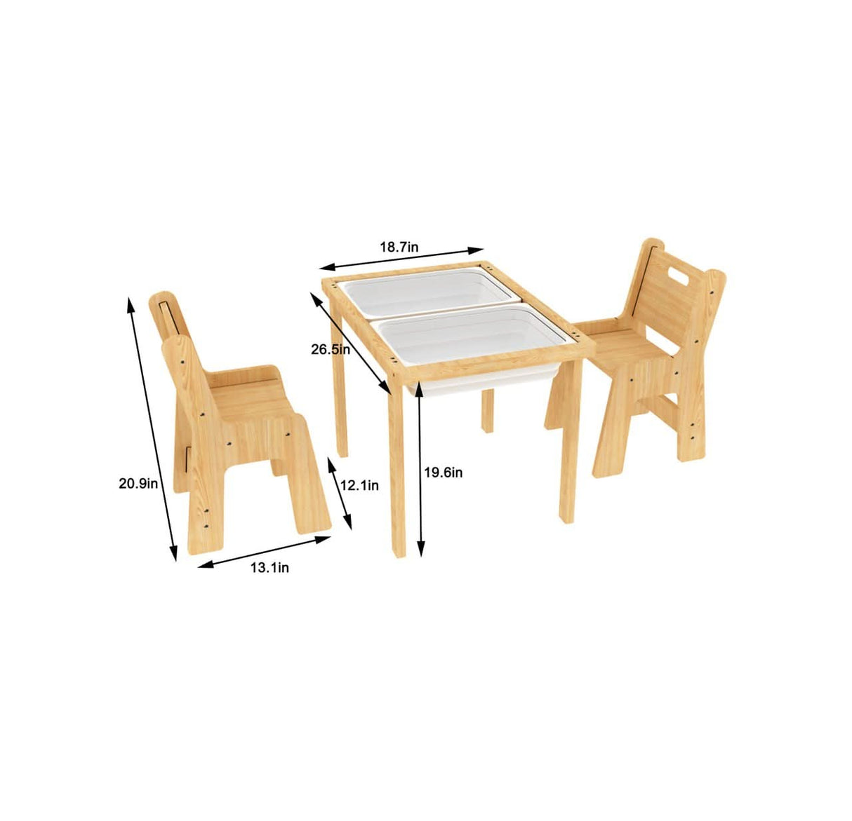 Cordia- Activity Table and Chair Set - HoneyBug