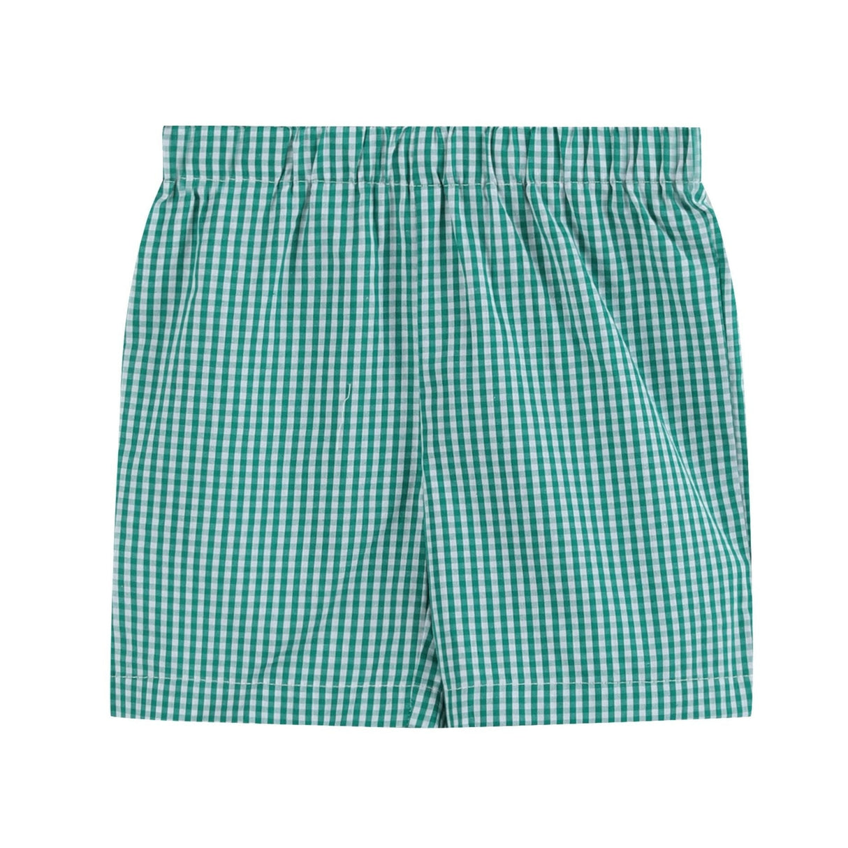 Pickleball T-Shirt and Green Gingham Shorts Set