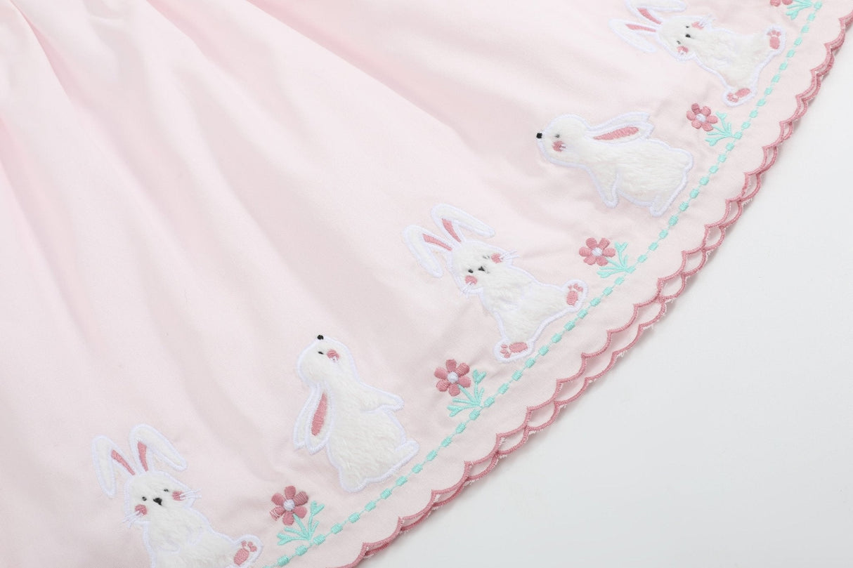 Pink Fuzzy Bunnies Dress