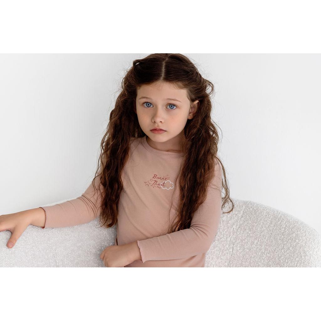 Bonne Nuit PJ- Dusty Pink - HoneyBug