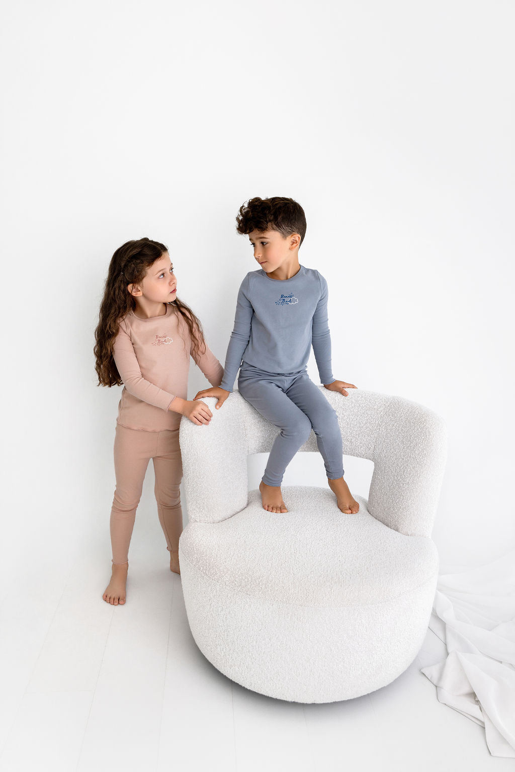 Bonne Nuit PJ- Dusty Pink - HoneyBug