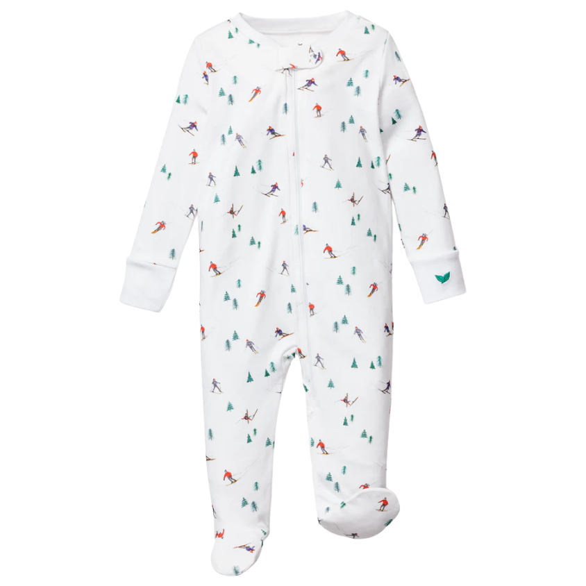 Baby's Pima Romper in Aprรจs Ski - HoneyBug