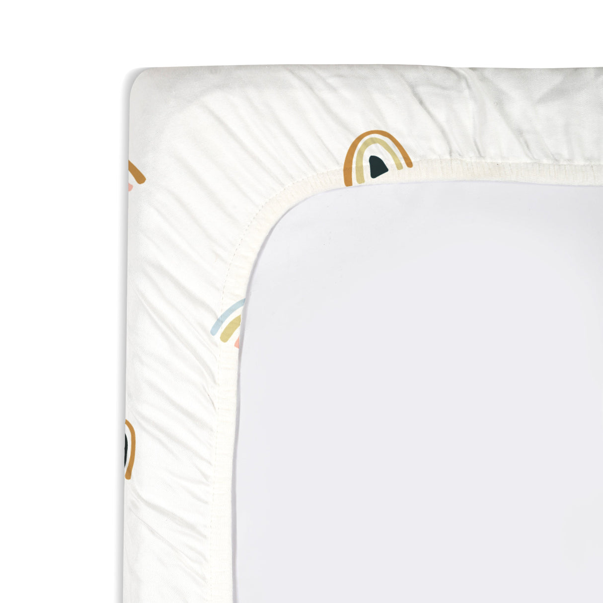 Organic Changing Pad Cover - Rainbow - HoneyBug