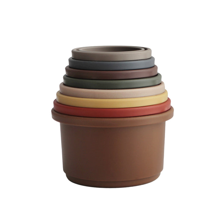 Stacking Cups Toy - Retro - HoneyBug