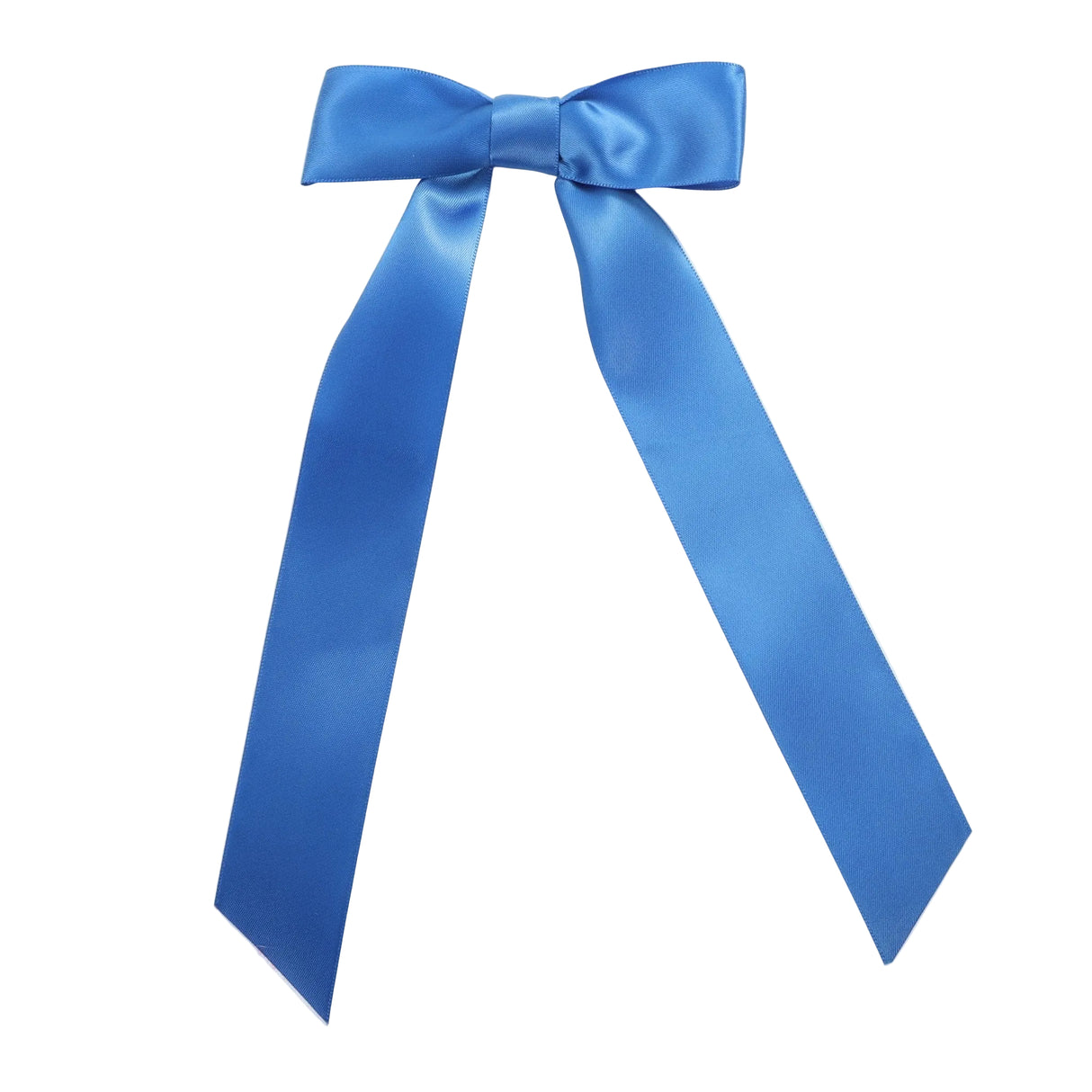 Royal Blue Long Tail Hair Bow Clip