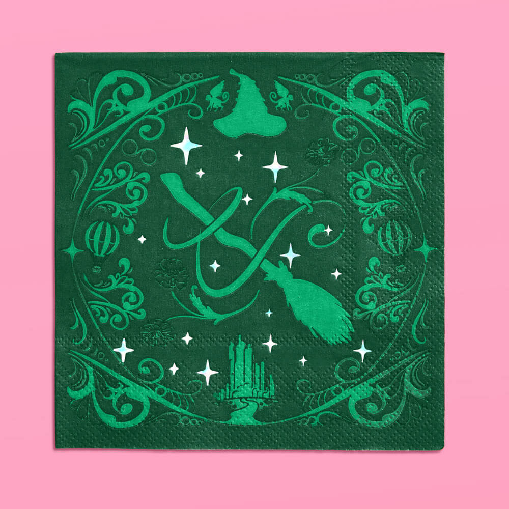Emerald City Napkins - 24 paper napkins