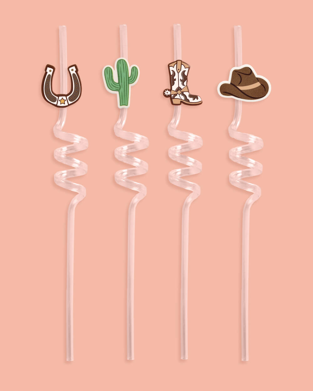 Saddle Up Straws - 16 reusable straws - HoneyBug
