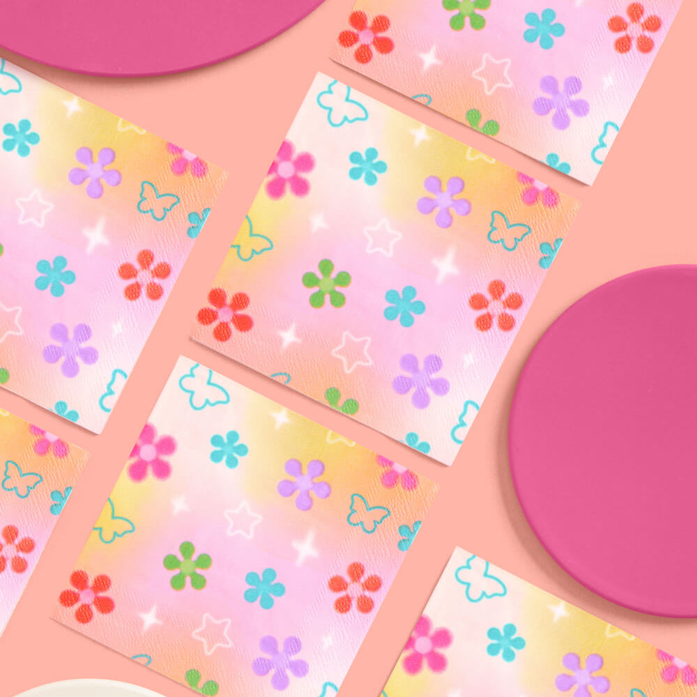 Butterfly Daydream Napkins - 25 Printed Napkins