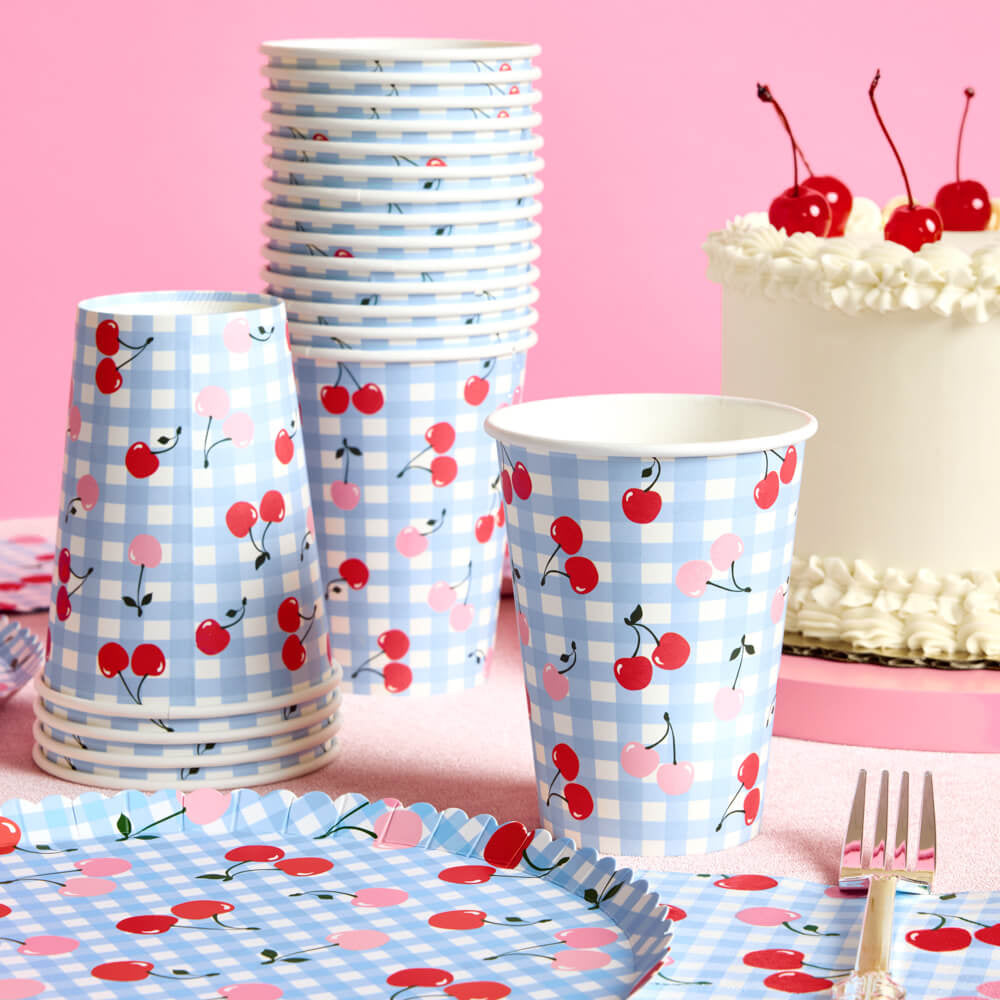 Cherry Cups - 24 Paper Cups
