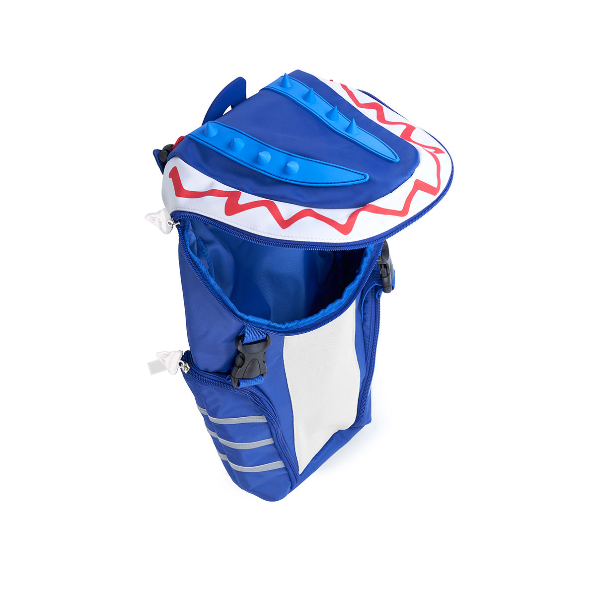 Shark Fin Blue Backpack - HoneyBug