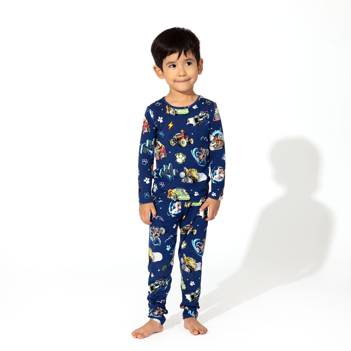 PAW Patrol: The Mighty Movie - Mighty Vehicles Bamboo Kids Pajamas - HoneyBug